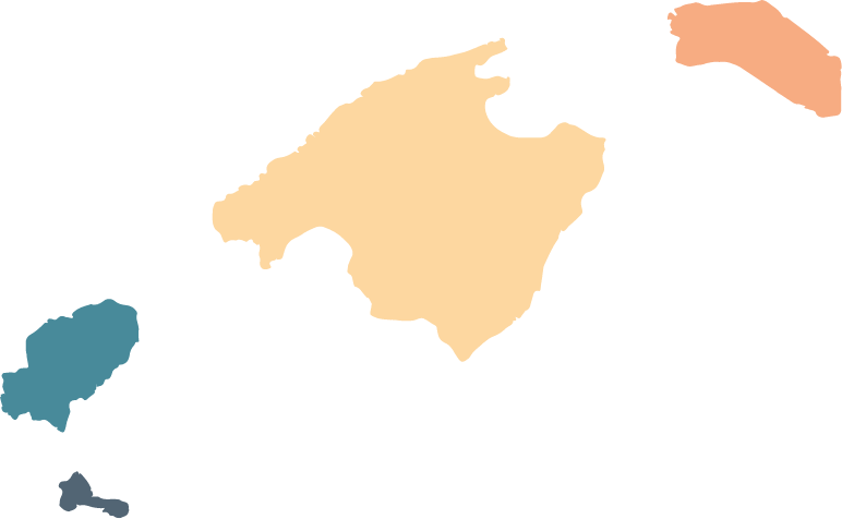 Mapa islas baleares